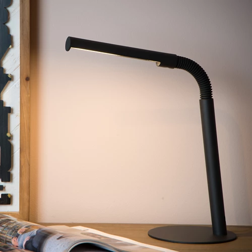 Lucide GILLY - Desk lamp - LED - 1x5W 2700K - Black - atmosphere 1